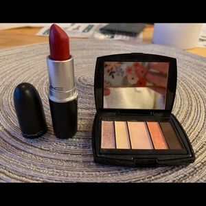 Mac lipstick Lancome eyeshadow pallet